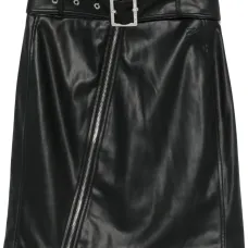 Юбка из искусственной кожи
