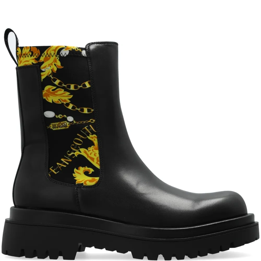 Ботинки с принтом Chain Couture