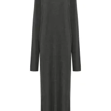 Платье с рукавами реглан и разрезом