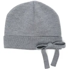 Шапка бини с бантом