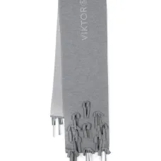 Шарф с жаккардовым логотипом