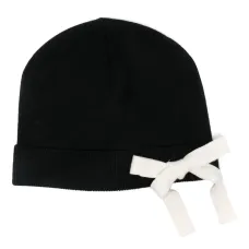 Шапка бини с бантом