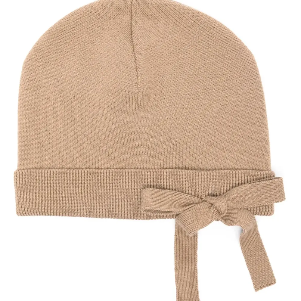 Шапка бини с бантом