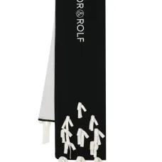 Шарф с жаккардовым логотипом