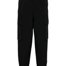 Брюки карго с вышитым логотипом