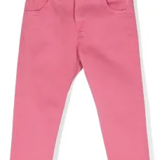 Брюки с узором зигзаг