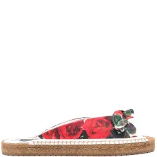 Эспадрильи с цветочным принтом