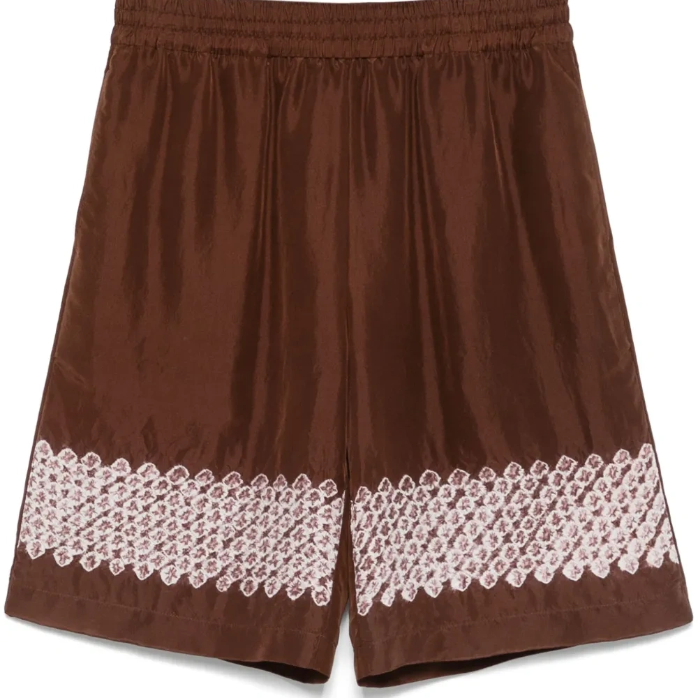 Шорты с графичным принтом