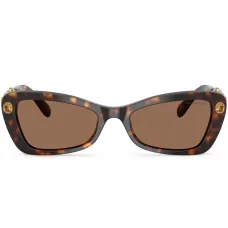 Солнцезащитные очки черепаховой расцветки с кристаллами