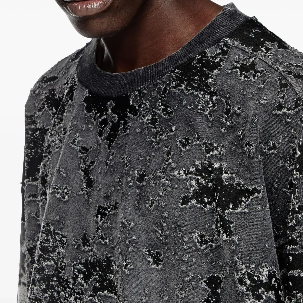 Толстовка с эффектом потертости Толстовка с эффектом потертости