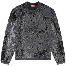 Толстовка с эффектом потертости