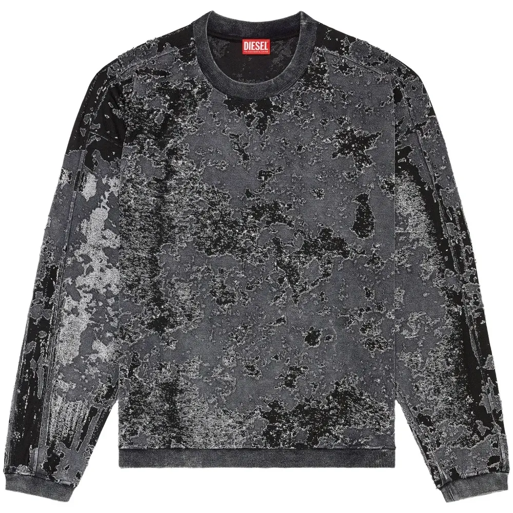 Толстовка с эффектом потертости Толстовка с эффектом потертости