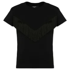 Футболка с бахромой