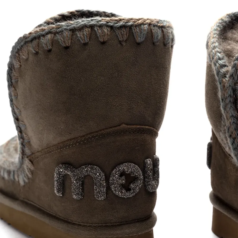 Ботинки Eskimo 18 с блестками и логотипом Ботинки Eskimo 18 с блестками и логотипом