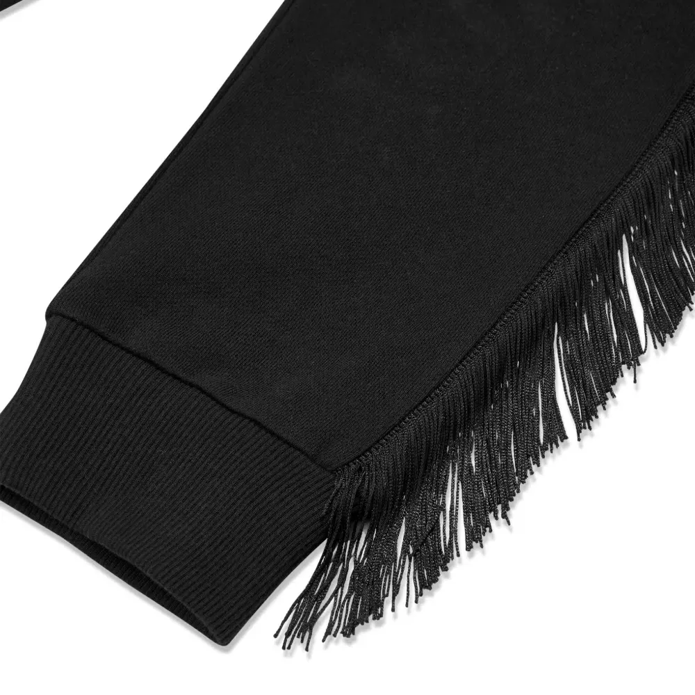 Джоггеры с бахромой