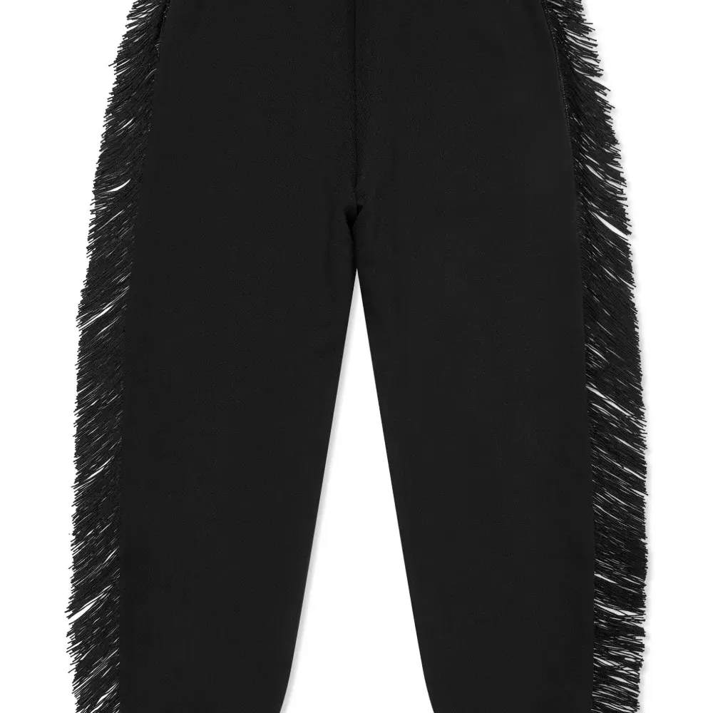 Джоггеры с бахромой