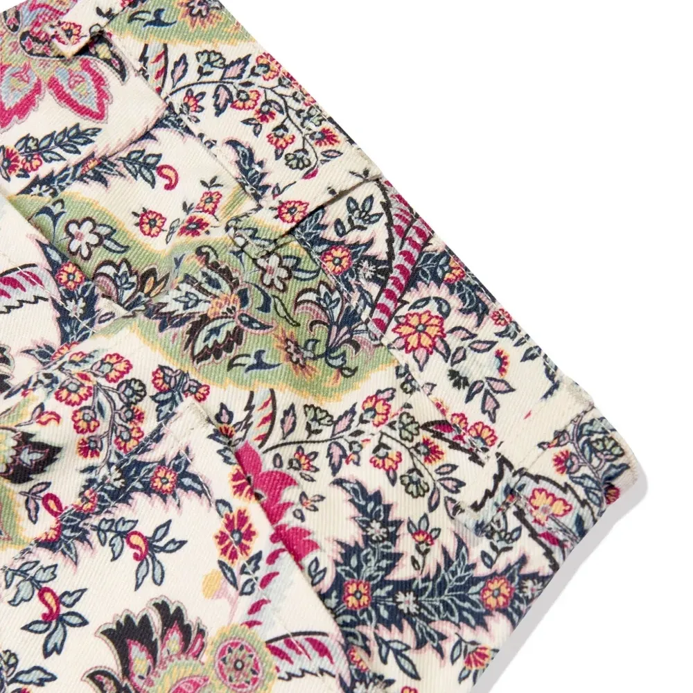 Брюки с принтом пейсли