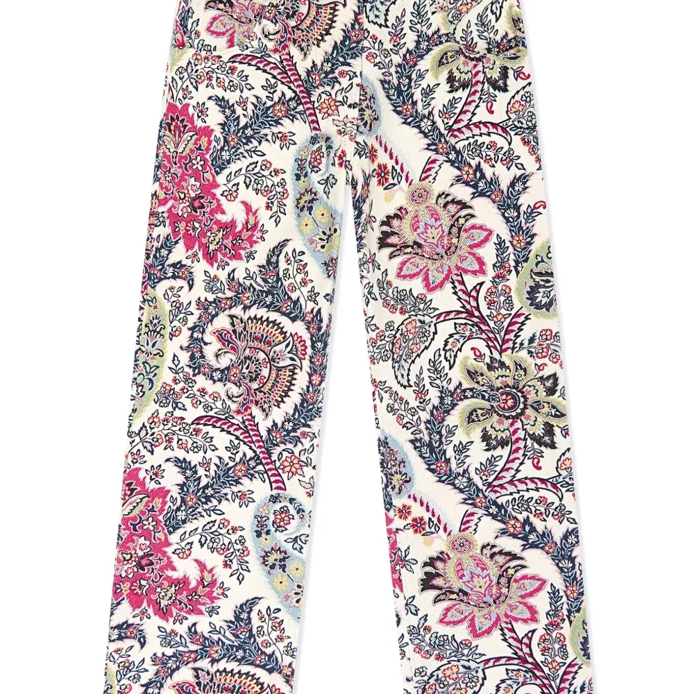 Брюки с принтом пейсли