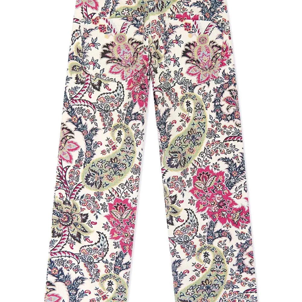 Брюки с принтом пейсли