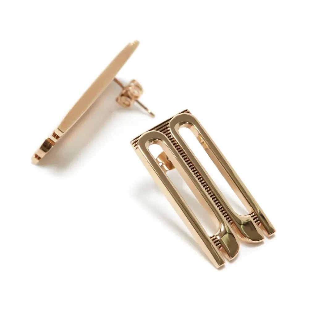 Серьги-гвоздики Frame