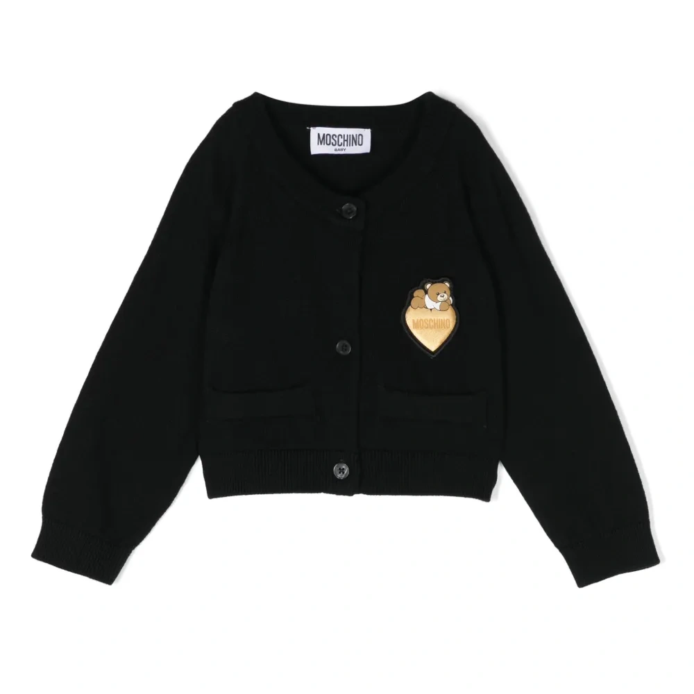 Кардиган с нашивкой-логотипом