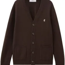 Шерстяной свитер с V-образным вырезом