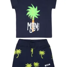Комплект из топа и шортов с логотипом