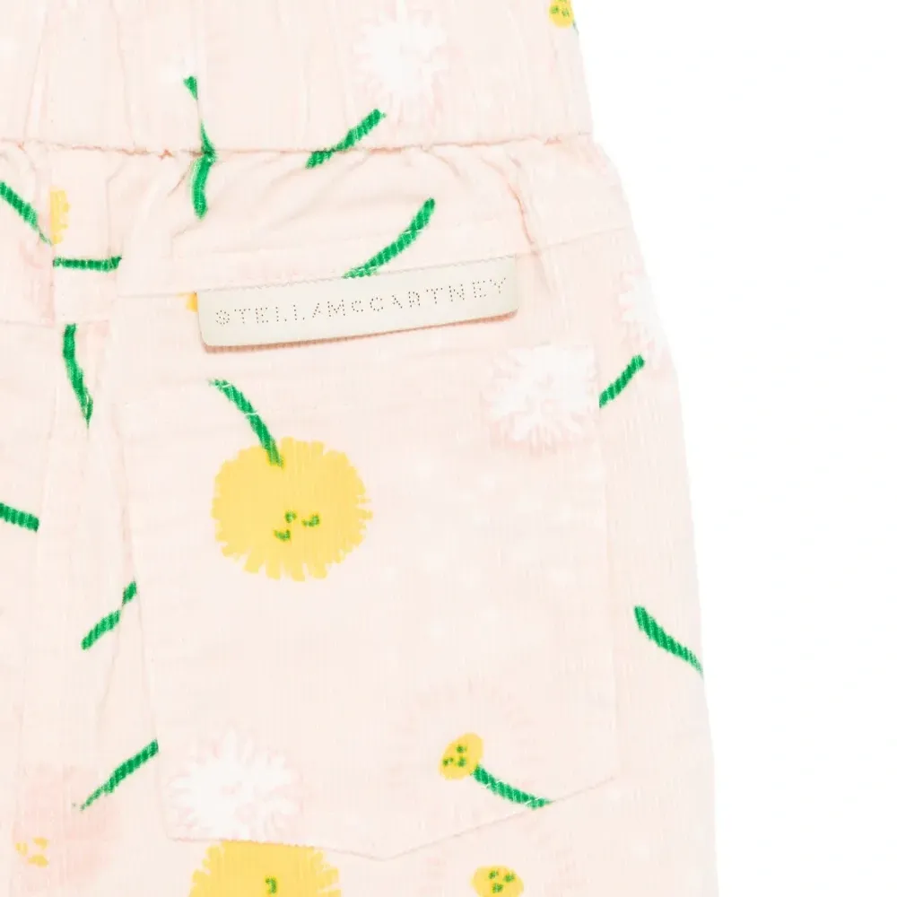 Комплект из топа и брюк с принтом