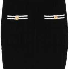 Мини-юбка фактурной вязки