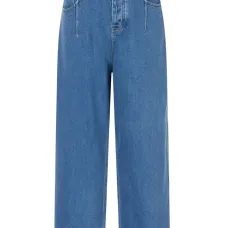 Джинсы с накладным карманом