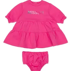 Комплект из платья и блумеров с логотипом Комплект из платья и блумеров с логотипом