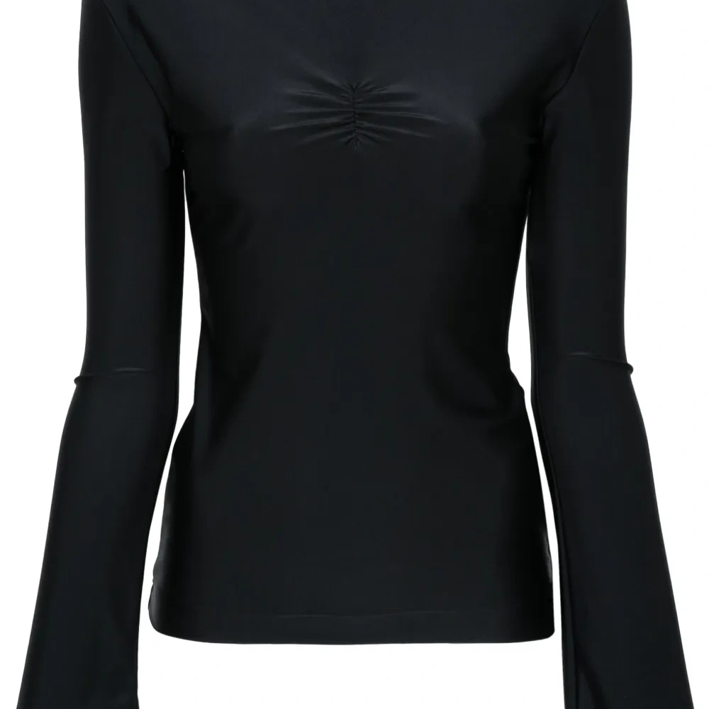 Топ с вышитым логотипом