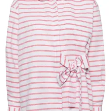 Полосатая рубашка с завязками