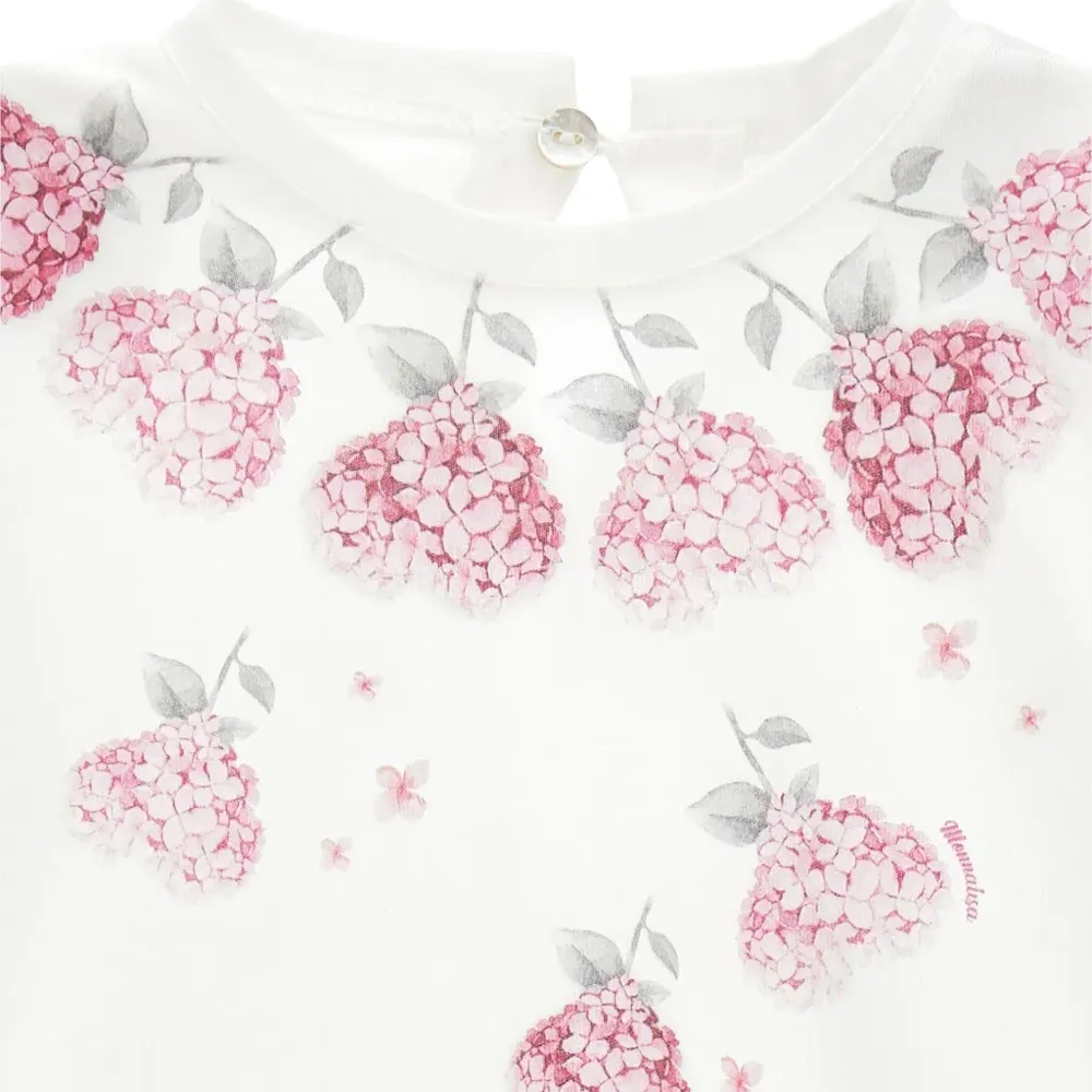 Комплект из топа и брюк с цветочным принтом