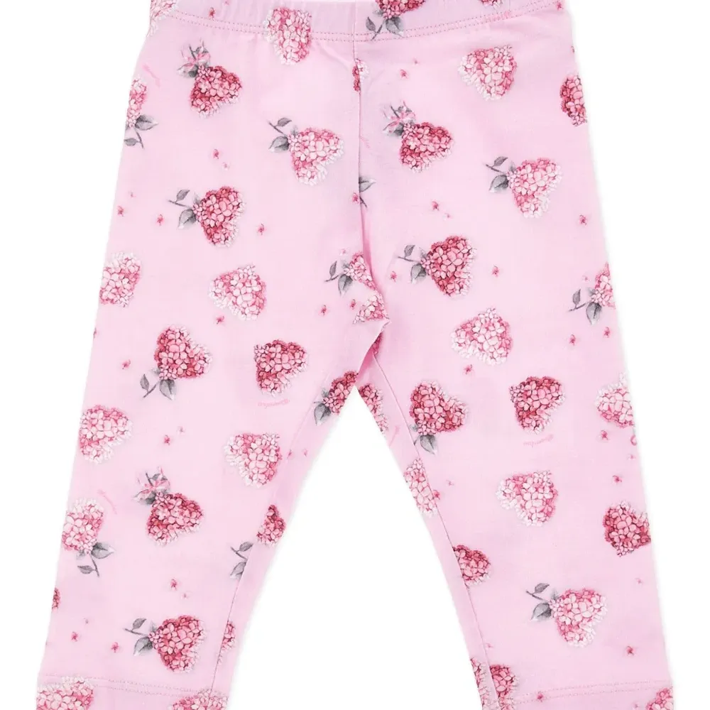 Комплект из топа и брюк с цветочным принтом