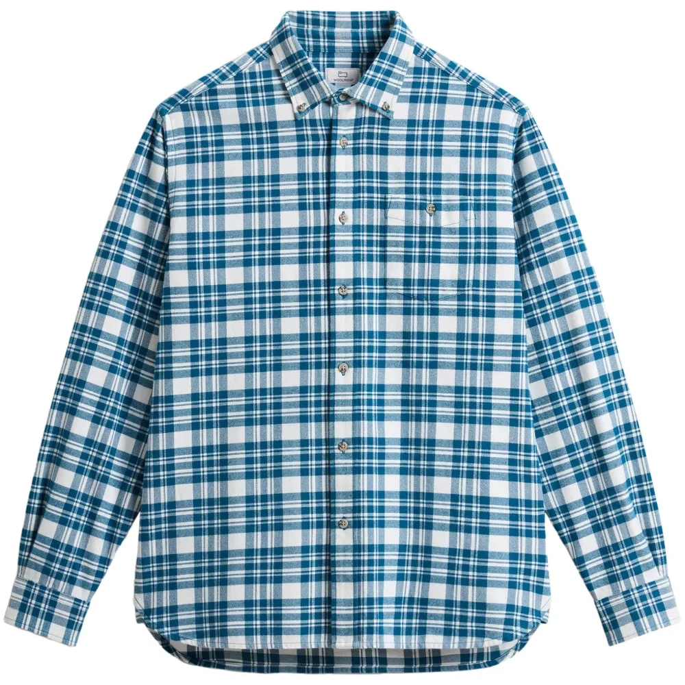 Фланелевая рубашка в клетку