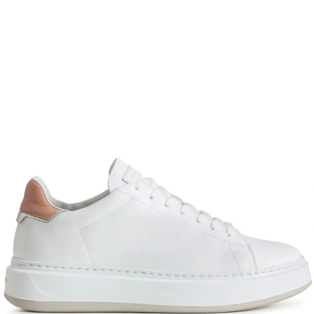 Кожаные кроссовки