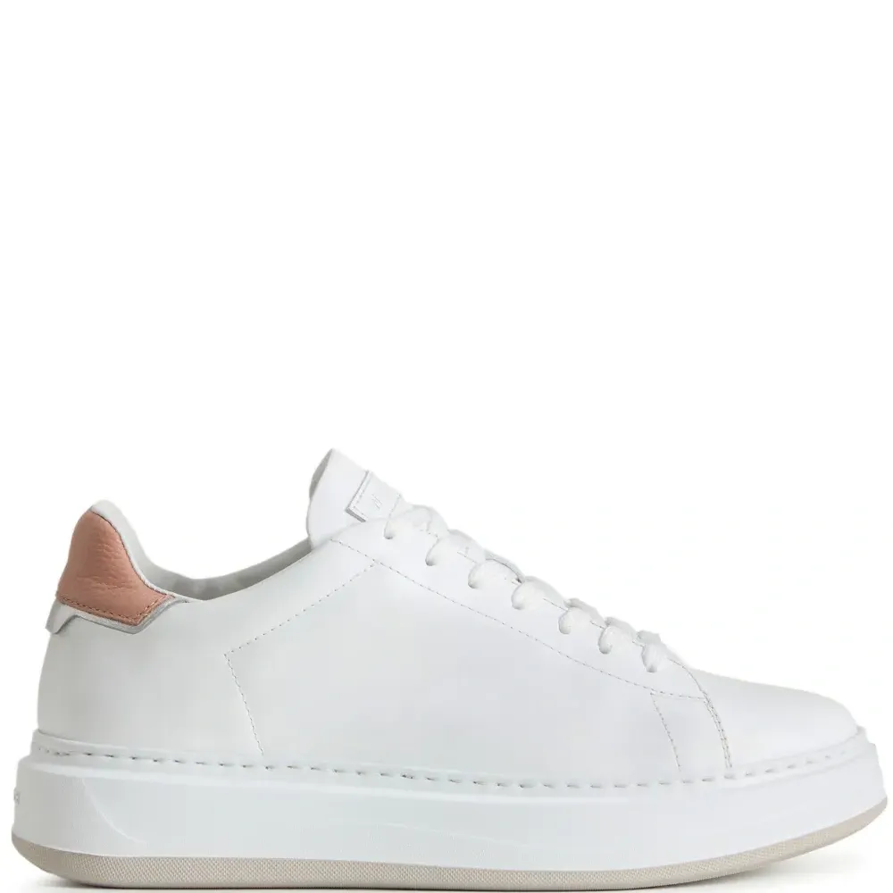 Кожаные кроссовки