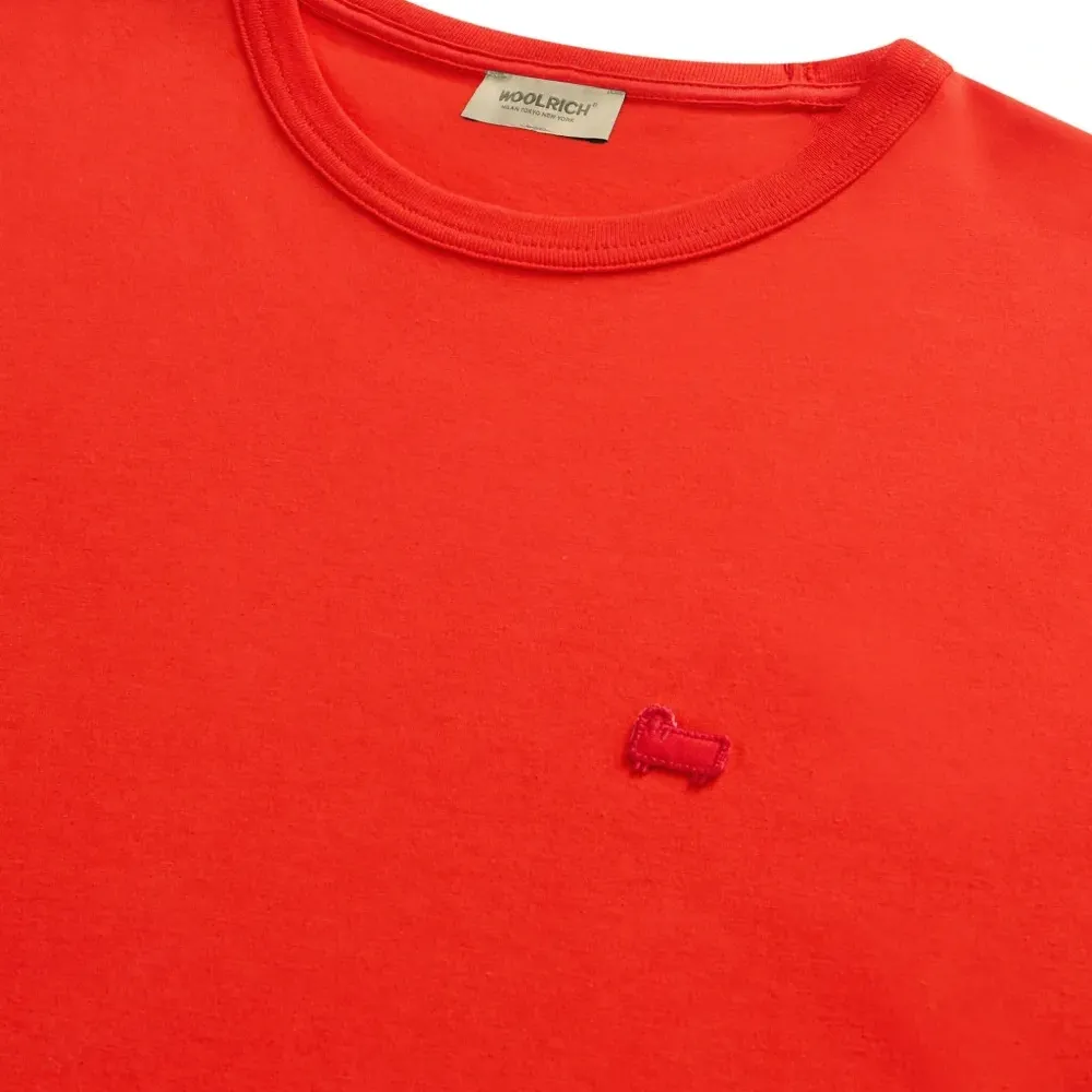 Футболка из органического хлопка с нашивкой-логотипом