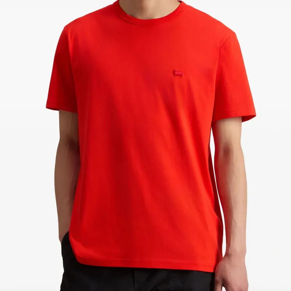 Футболка из органического хлопка с нашивкой-логотипом