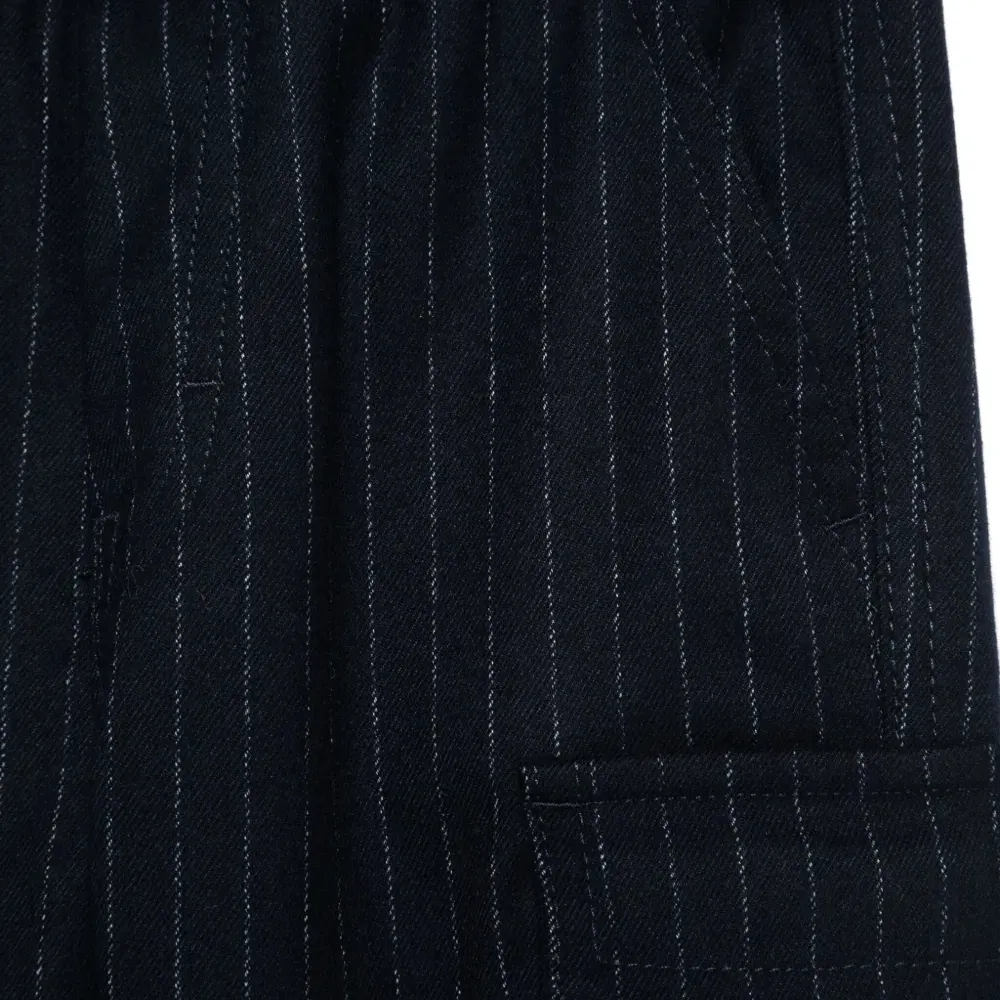 Брюки карго в тонкую полоску