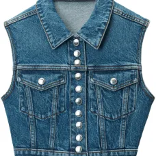 Джинсовый жилет