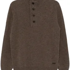 свитер с нашивкой-логотипом