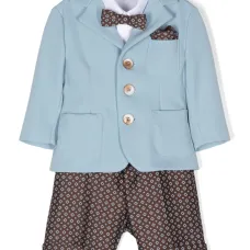 Комплект из топа и шортов с геометричным узором Комплект из топа и шортов с геометричным узором