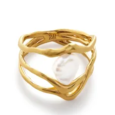 Кольцо с жемчугом из коллаборации с Amy Powney