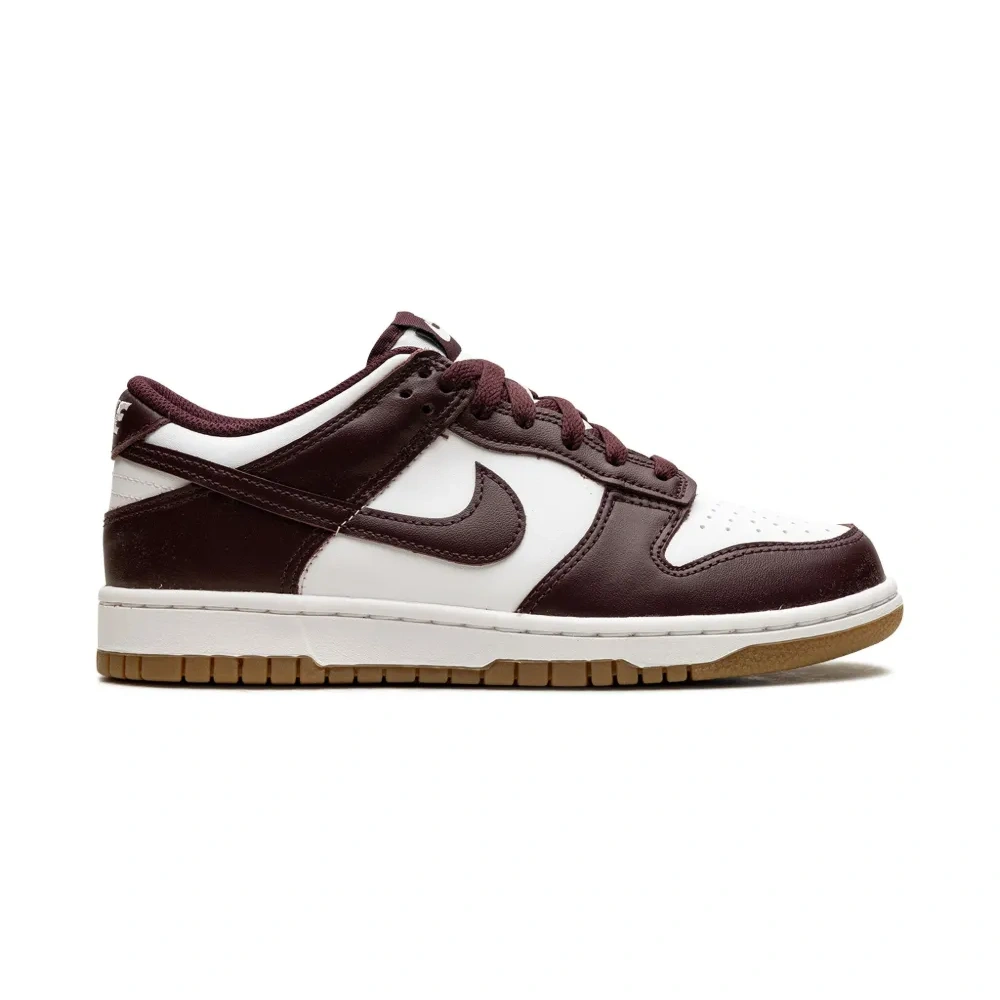 Кроссовки Dunk Low White/Gum Light Brown/Burgundy Crush Кроссовки Dunk Low White/Gum Light Brown/Burgundy Crush