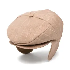 Фуражка в тонкую полоску