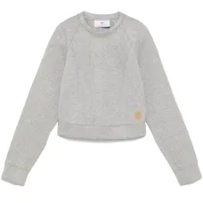 Свитер с нашивкой-логотипом