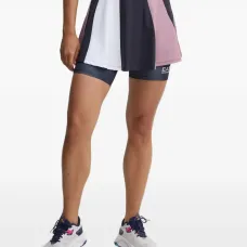 Юбка с панельным колор-блоком