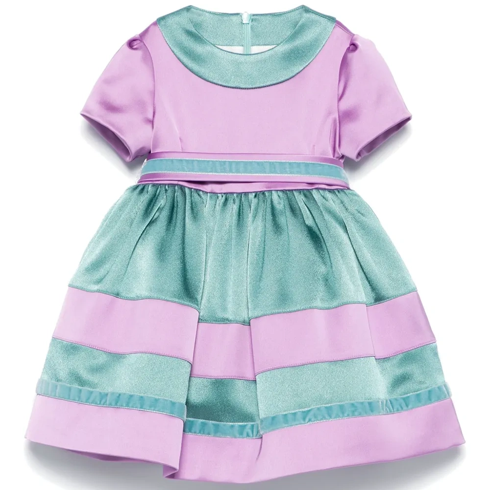 Атласное платье